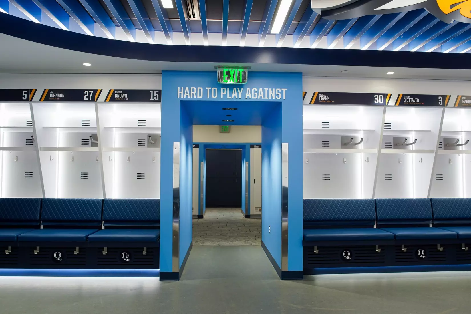 2026 Quinnipiac Women's Ice Hockey Locker Room