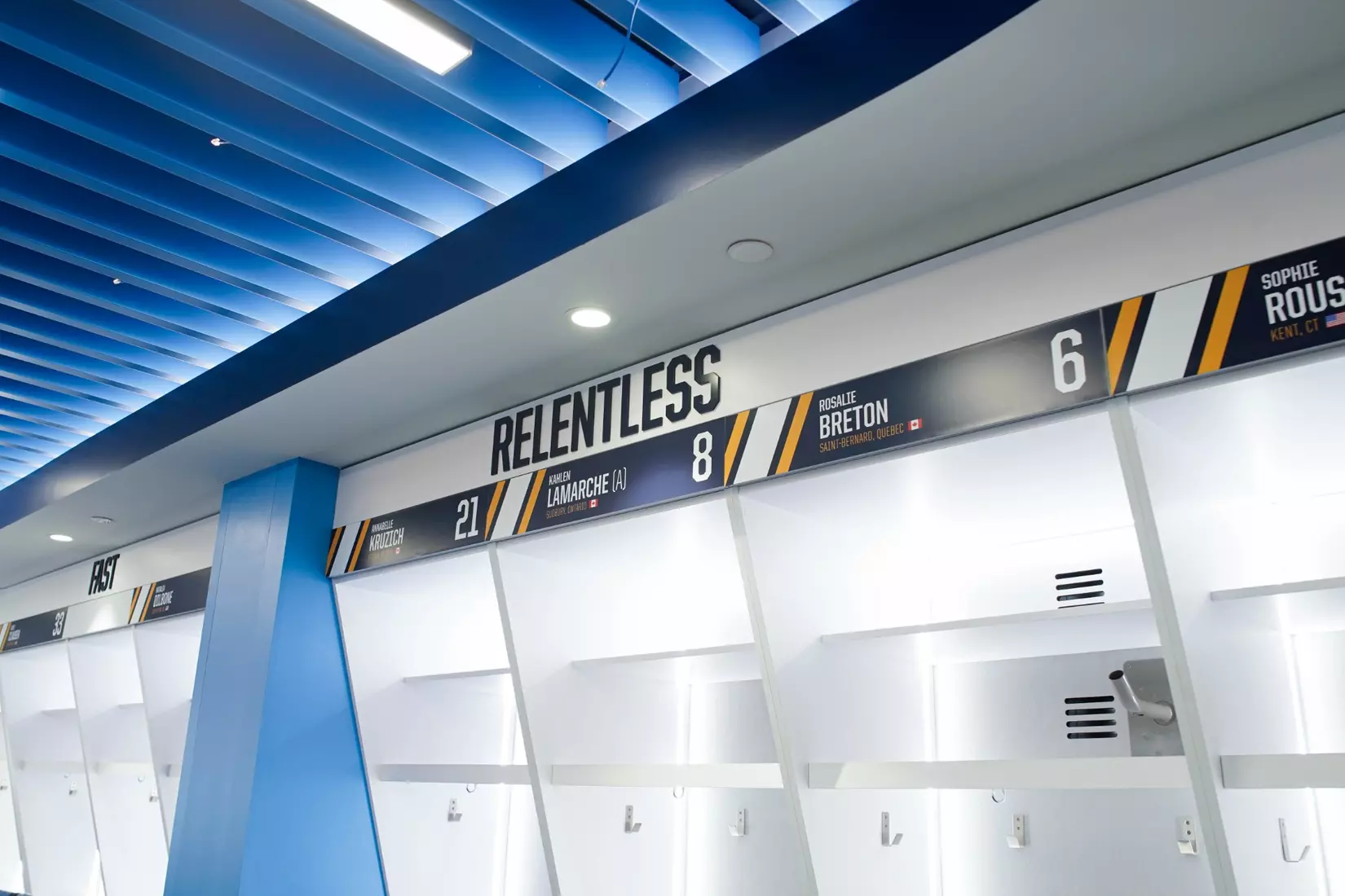 2026 Quinnipiac Women's Ice Hockey Locker Room