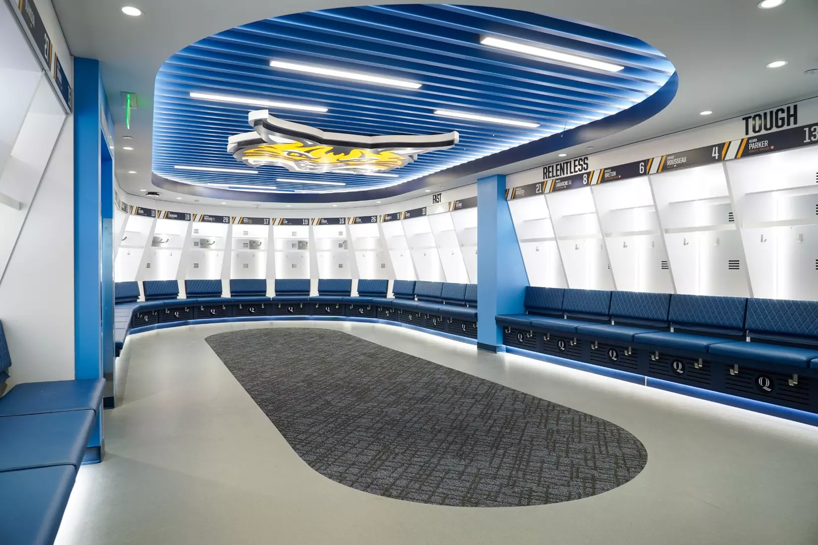 2026 Quinnipiac Women's Ice Hockey Locker Room