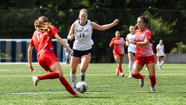 Morgan Cupo Fires Shot in Win Over Marist (Sept. 19, 2026 in Hamden, Conn.)