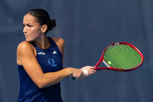 Willow Renton playing fall match against UNH (Sept. 11, 2026 in Hamden, Conn.)