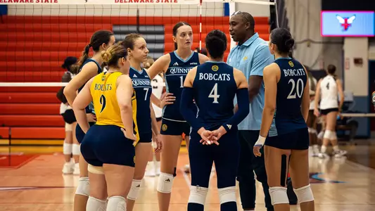 Quinnipiac Team Huddle (Sept. 4, 2026 at Delaware State)