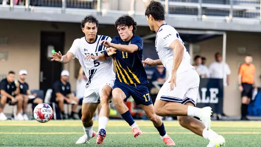Giovanni Corsetti Splits the Defense against Yale (Aug. 28, 2026 in New Haven, Conn.)