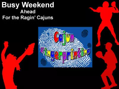 Cajuns Ready for Busy Weekend Image