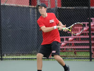 Men Fall to South Alabama 4-3 in 2nd Round of HEB Image