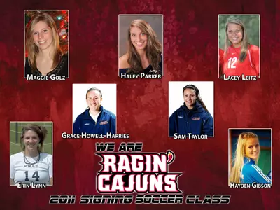 Cajuns Ink Seven for 2011 Image