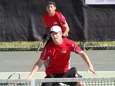 Men's Tennis Takes Troy, 4-3 Image