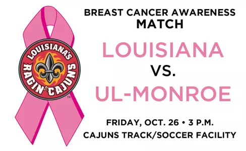 UL Soccer Breast Cancer Awareness Match