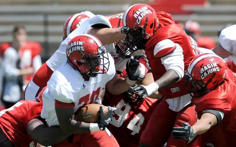 Offense Wins Another Scrimmage As Cajuns Prep For Spring Game Image