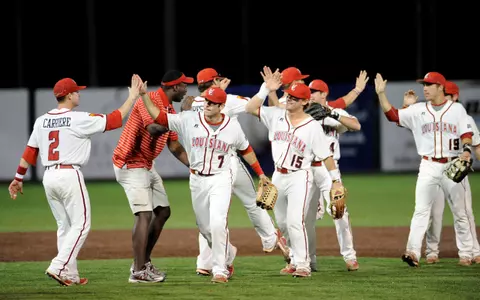 Louisiana Completes Suspended Game and Shutout NSU Image