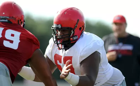Cajuns End Preseason Camp By Practicing Playing A Game Image
