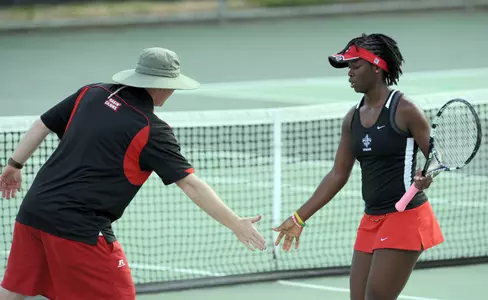 Women’s Tennis Opens Season With 4-3 Win Versus Jackson State Image