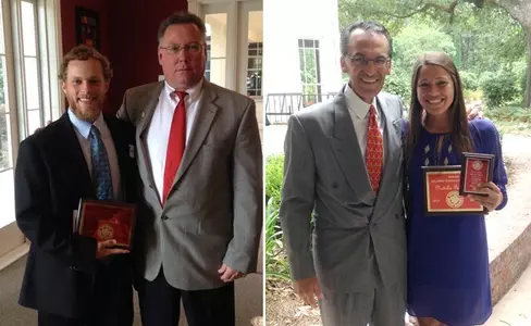 Student-Athletes Matt Hicks Natalie Fernandez