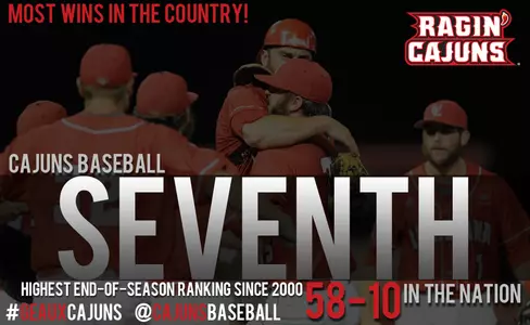 2014 Cajuns Baseball Final Ranking Image