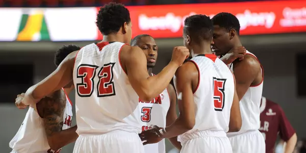 Basketball Team Huddle