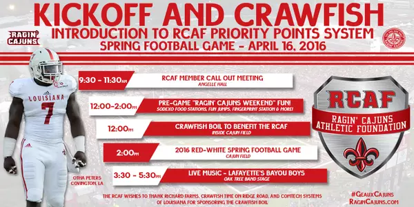 Kickoff and Crawfish
