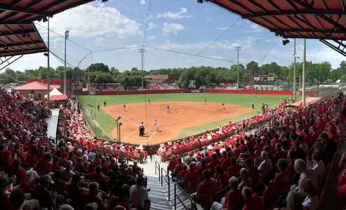 UL NCAA Softball Crowd Texas
