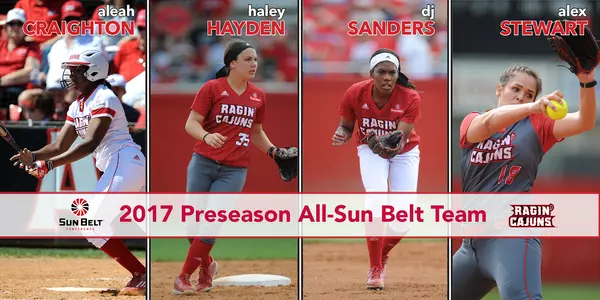 2017 Preseason All-Sun Belt Softball