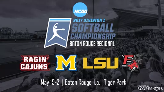 2017 NCAA Baton Rouge Regional Graphic