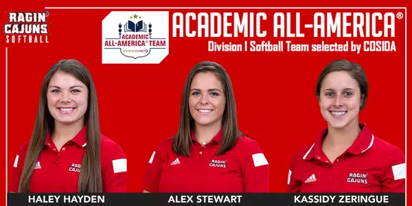 2017 Softball Academic All-American Grahpic