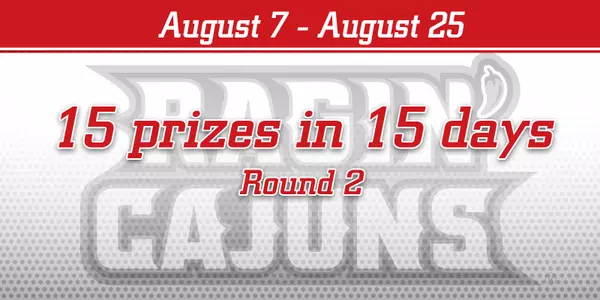 15 Prizes/15 Days Round 2 Graphic