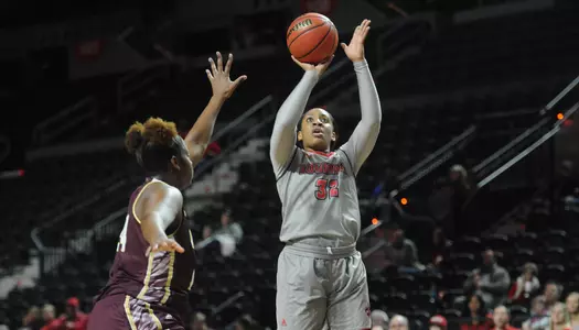 Louisiana Women's Basketball against ULM Saturday Jan. 13, 2018 at the Cajundome in Lafayette, La. Photo by Brad Kemp/RaginCajuns.com