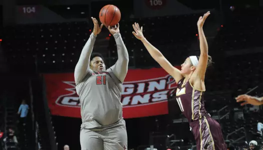 Louisiana Women's Basketball against ULM Saturday Jan. 13, 2018 at the Cajundome in Lafayette, La. Photo by Brad Kemp/RaginCajuns.com