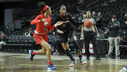 Louisiana Women's Basketball Thursday Jan. 25, 2018 at the Cajundome in Lafayette, La. Photo by Brad Kemp/RaginCajuns.com