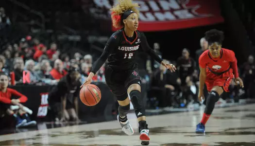 Louisiana Women's Basketball Thursday Jan. 25, 2018 at the Cajundome in Lafayette, La. Photo by Brad Kemp/RaginCajuns.com