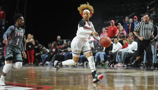 Louisiana Women's Basketball vs. Troy Saturday Jan. 27, 2018 at the Cajundome in Lafayette, La. Photo by Brad Kemp/RaginCajuns.com