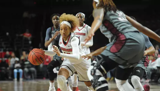 Louisiana Women's Basketball vs. Troy Saturday Jan. 27, 2018 at the Cajundome in Lafayette, La. Photo by Brad Kemp/RaginCajuns.com