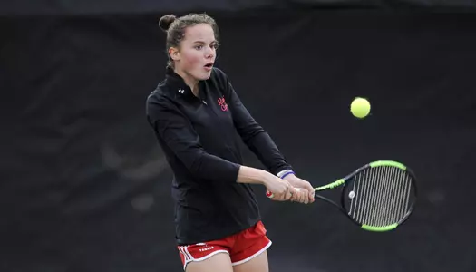 Louisiana Women's Tennis against LSU-A Sunday, Jan. 28, 2018 in Lafayette, La.  Photo by Brad Kemp/RaginCajuns.com
