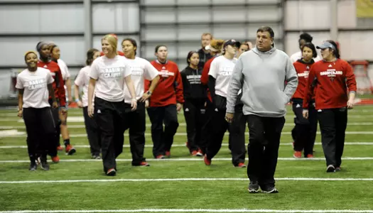 Louisiana Softball first day of practice practiceWednesday, Jan. 3, 2018 in Lafayette, La. Photo by Brad Kemp/RaginCajuns.com