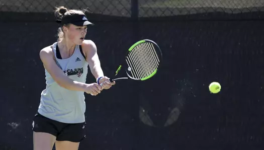 Louisiana Women's Tennis against Southern Wednesday, Jan. 31, 2018 in Lafayette, La. Photo by Brad Kemp/RaginCajuns.com