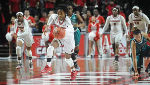 Louisiana Women's Basketball against Coastal Carolina Saturday Jan. 6, 2018 at the Cajundome in Lafayette, La. Photo by Brad Kemp/RaginCajuns.com