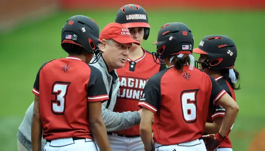 Louisiana Softball against EIU Saturday Feb. 10, 2018 at Lamson Park in Lafayette, La. Photo by Brad Kemp/RaginCajuns.com