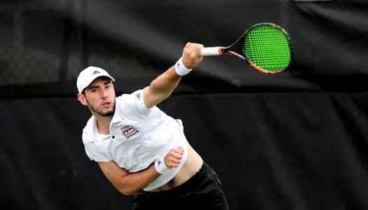 Louisiana Men's Tennis against Jackson State Saturday Feb. 17, 2018 atCajun Courts in Lafayette, La. Photo by Brad Kemp/RaginCajuns.com