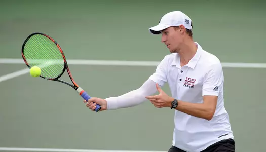 Louisiana Men's Tennis against Jackson State Saturday Feb. 17, 2018 atCajun Courts in Lafayette, La. Photo by Brad Kemp/RaginCajuns.com