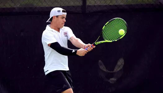 Louisiana Men's Tennis against Jackson State Saturday Feb. 17, 2018 atCajun Courts in Lafayette, La. Photo by Brad Kemp/RaginCajuns.com