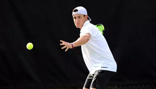 Louisiana Men's tennis against Tennesse Tech Friday Feb. 23, 2018 at Cajuns Courts in Lafayette, La. Photo by Brad Kemp
