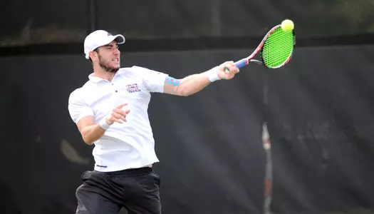 Louisiana Men's tennis against Tennesse Tech Friday Feb. 23, 2018 at Cajuns Courts in Lafayette, La. Photo by Brad Kemp