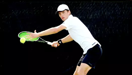 Louisiana Men's Tennis Saturday Feb. 24, 2018 at Cajun Courts in Lafayette, La. Photo by Brad Kemp
