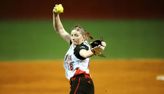 Louisiana Softball against UMBC Saturday Feb. 24, 2018 at Lamson Park in Lafayette, La. Photo by Brad Kemp