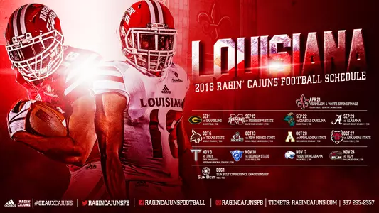 2018 Football Schedule Graphic