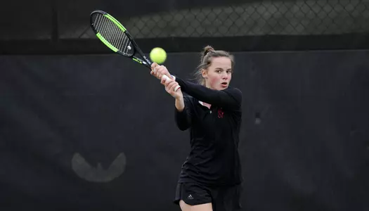 Louisiana Women's tennis against Xavier Saturday, Feb. 3, 2018 in Lafayette, La. Photo by Brad Kemp/RaginCajuns.com