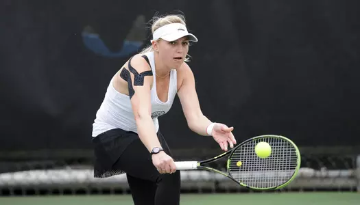 Louisiana Women's tennis against Xavier Saturday, Feb. 3, 2018 in Lafayette, La. Photo by Brad Kemp/RaginCajuns.com