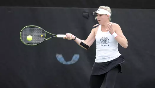 Louisiana Women's tennis against Xavier Saturday, Feb. 3, 2018 in Lafayette, La. Photo by Brad Kemp/RaginCajuns.com