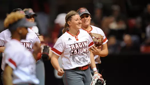 Louisiana Softbal against Samford Friday Feb . 8 2018 at Lamson Park in Lafayette, La. Photo by Brad Kemp/RaginCajuns.com