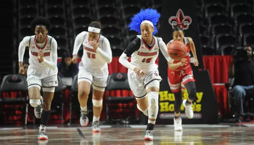 Louisiana Women's Basketball against Arkansas State Thursday Marsh 1, 2018 at the Cajundome in Lafayette, La. Photo by Brad Kemp