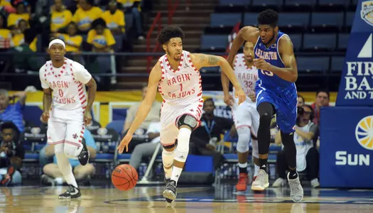 Louisiana men's basketball against UTA Saturday March 10, 2018 atLake Front Arena in New Orleans, La. Photo by Brad Kemp/RaginCajuns.com